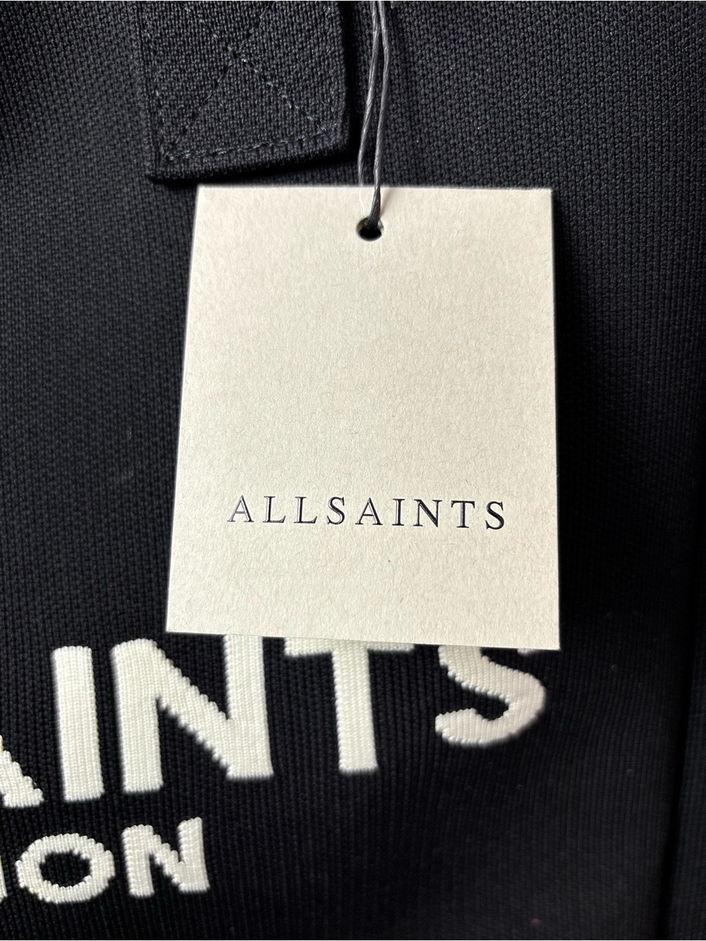 AllSaints Black Tote with Logo - Picture 3 of 7